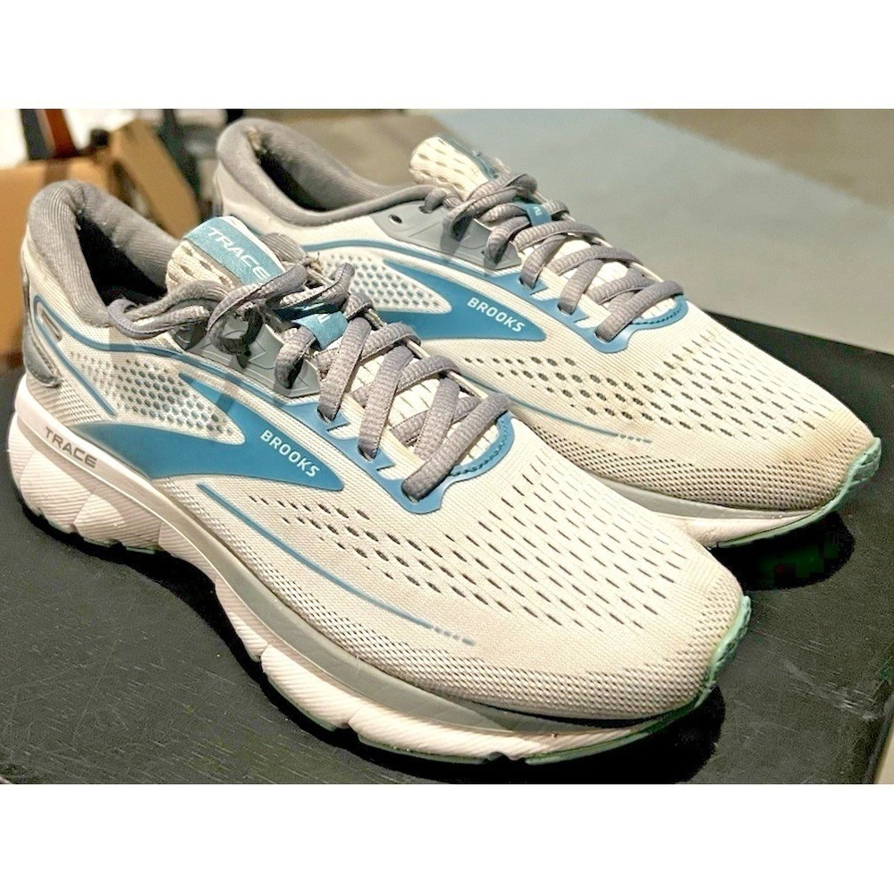 Brooks Trace 2 Women's 6.5B Grey / Aqua 1203751B185 - Picture 7 of 13